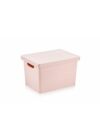 Emhouse tároló doboz tetővel 17l EP-411 ÚJ pink