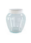 Kép 4/4 - Berossi üveg tároló Avena Drop fehér 0,72l IK88501 ÚJ