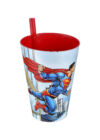 Kép 1/3 - Tuffex Superman pohár szívószállal TP512-51 ÚJ front