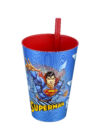 Kép 3/3 - Tuffex Superman pohár szívószállal TP512-51 ÚJ bluefront