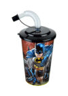 Tuffex Batman pohár szívószálas tetővel TP513-50 ÚJ 2