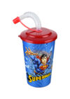Kép 1/2 - Tuffex Superman pohár szívószálas tetővel TP513-51 ÚJ 1