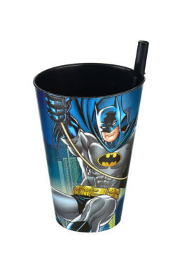 Tuffex Batman pohár szívószállal TP512-50 ÚJ front